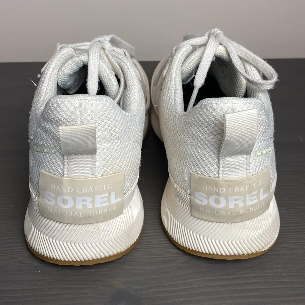 Sorel Out N About III Low WP Sneaker Waterproof Sea Salt Chalk Size 7.5 - Image 6