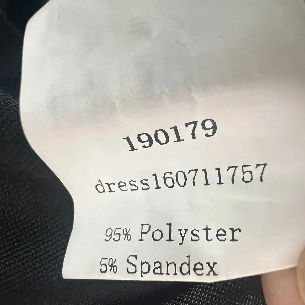 Floral Maxi Dress Womens Small Boho Chic Modest Dark Romantic Fairy Cottagecore Black - Image 10