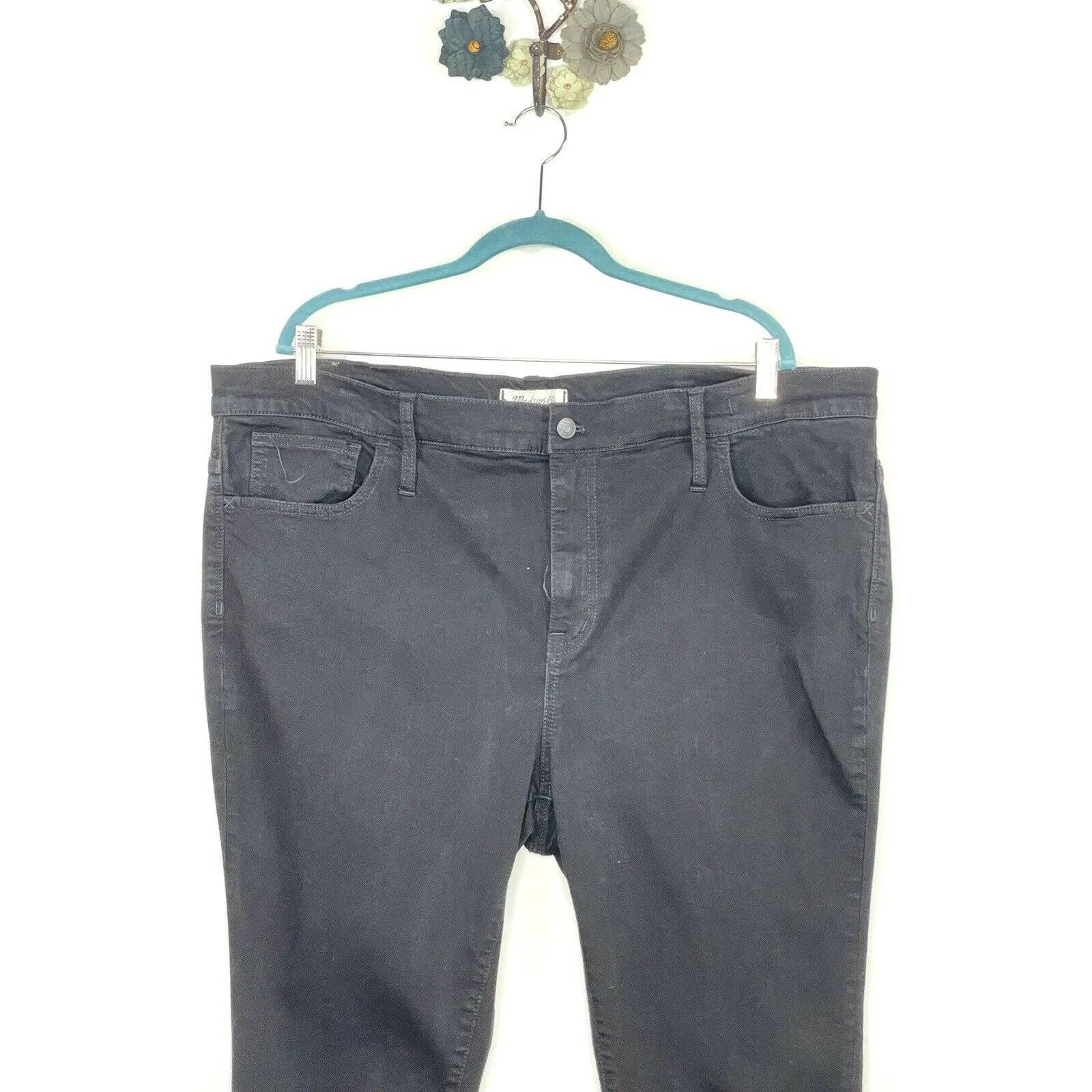 Madewell Roadtripper High Rise Skinny Stretch Black Jeans Women’s Size 36 - Image 3