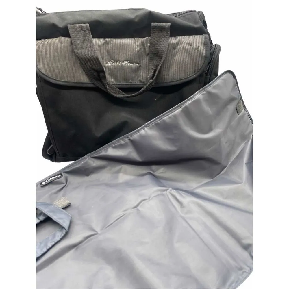 Eddie Bauer black baby bag and Columbia baby mat - Image 3