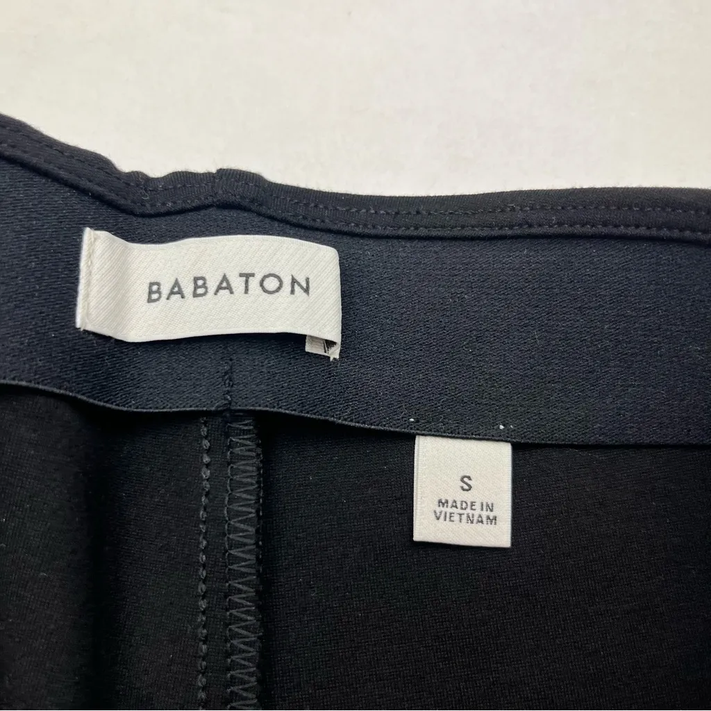 Aritzia Babaton Womens Size Small‎ Pull On Pant Ankle Zippers Black Stretch - Image 2