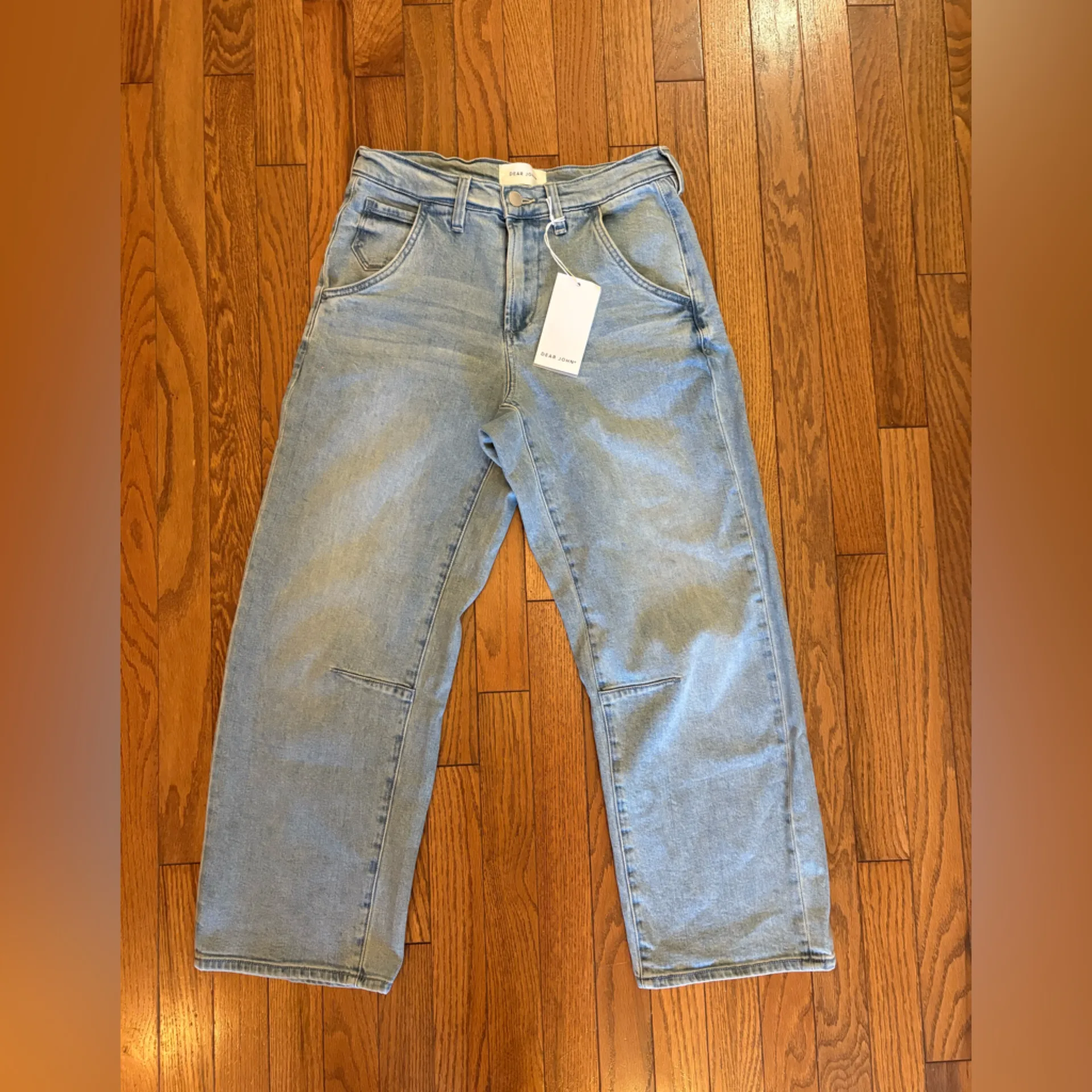 Dear John Lasso Barrel Fit Dakota Light Blue Jeans - Image 2