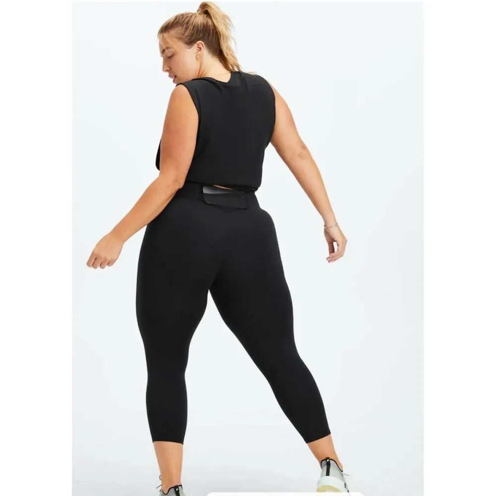 Fabletics Motion 365 Black High-Waisted Leggings Womens Size 1X Stretch Athletic - Image 4