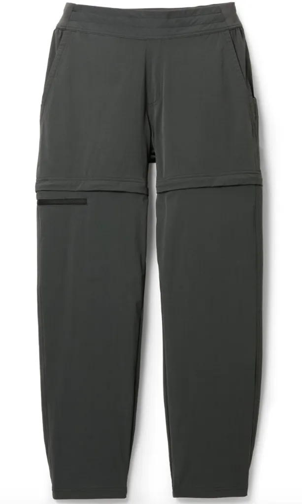 REI Sahara Stretch convertible Hiking Pants Women’s Size Small Dark Gray Pockets - Image 1