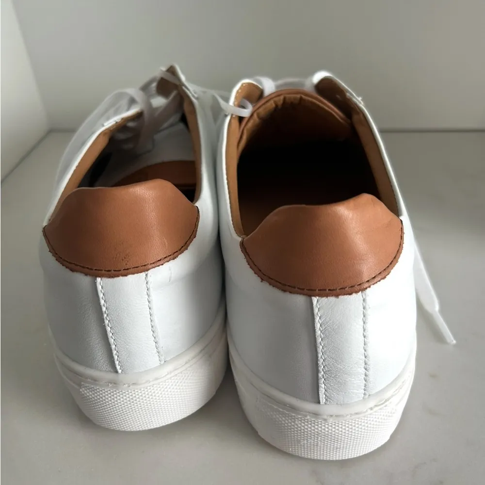 Bruno Magli Magnifico Low Top Sneaker White Size 9.5 - Image 4