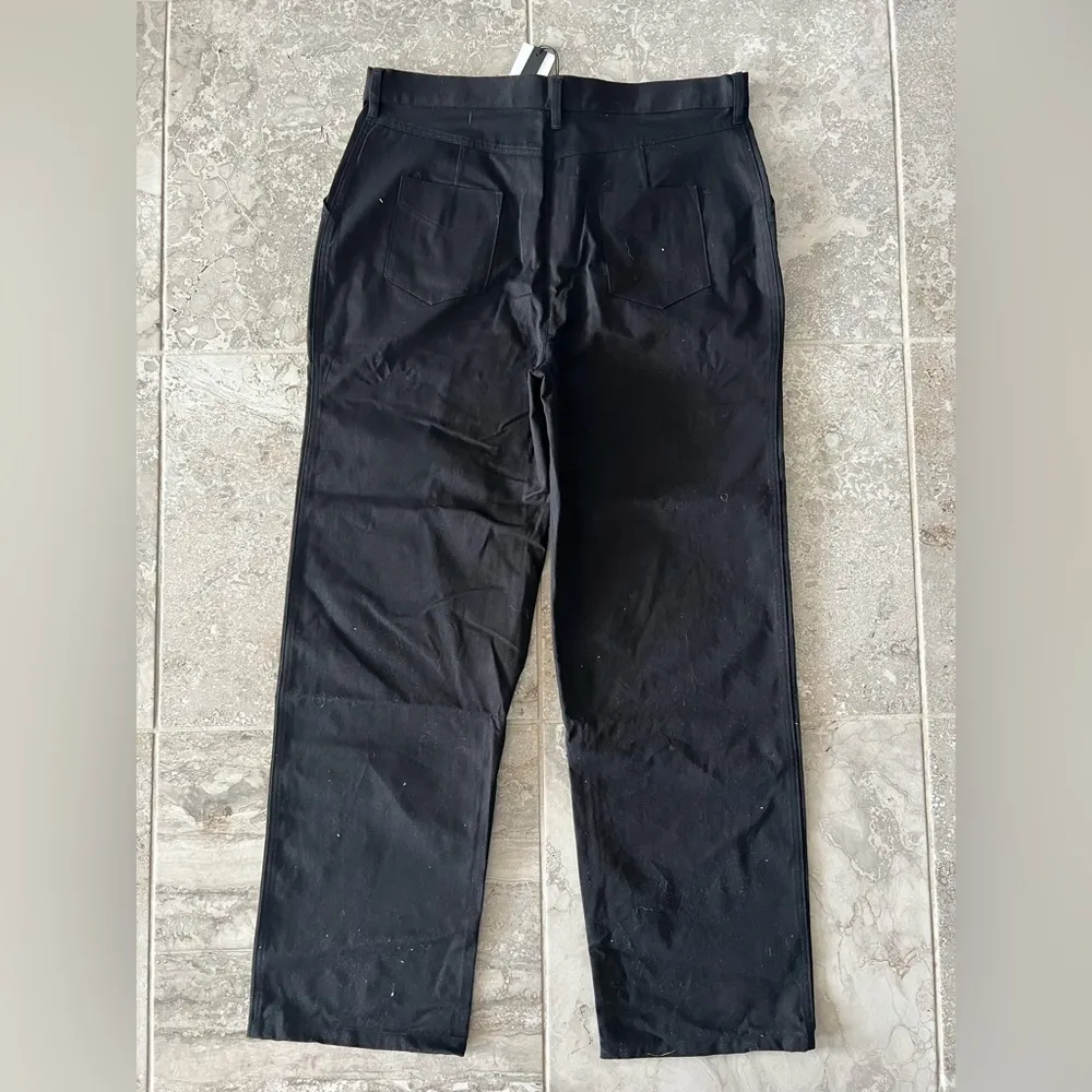 WhoWhatWear Lisa High-Waisted Wide Leg Pants, Black Size 1X New w/Tag - Image 3