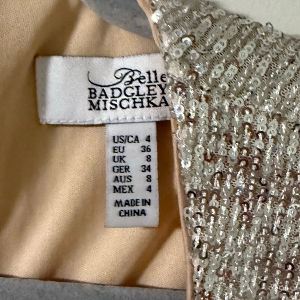 Belle Badgely Mischka Sequin Dress Size 4 - Image 5
