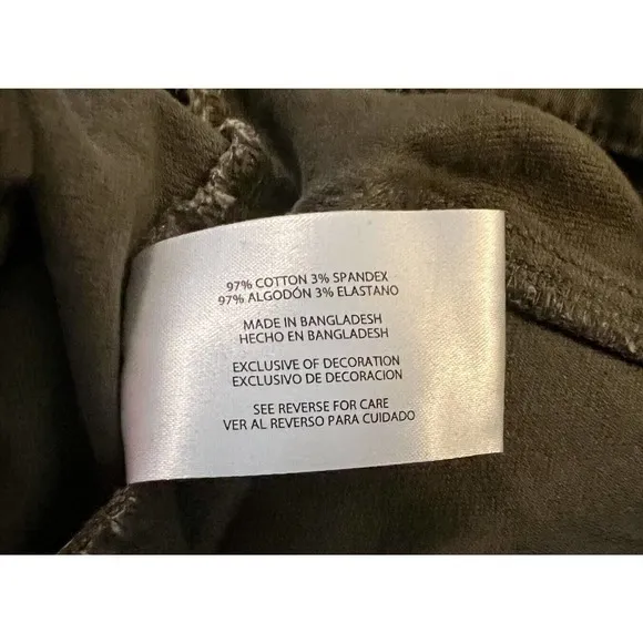 GAP Women's‎ Size 14 Olive Green Favorite Stretch Denim Skinny Jeans EUC - Image 13