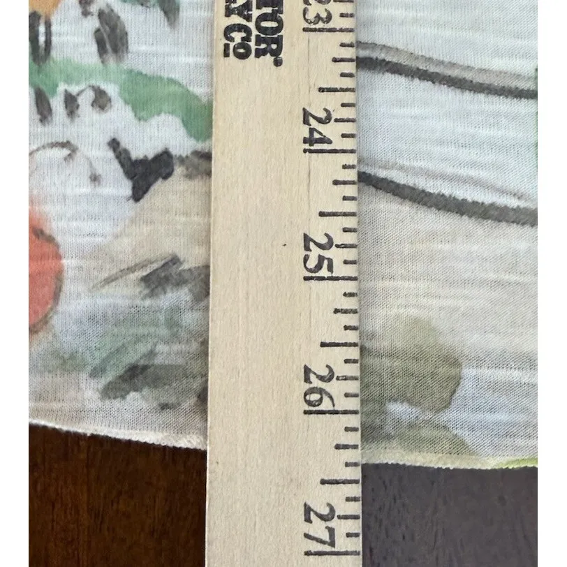 Chicos 3 US Size XL Blouse Tunic Top Beach Scene Resort Tropical‎ Cruise Travel - Image 6