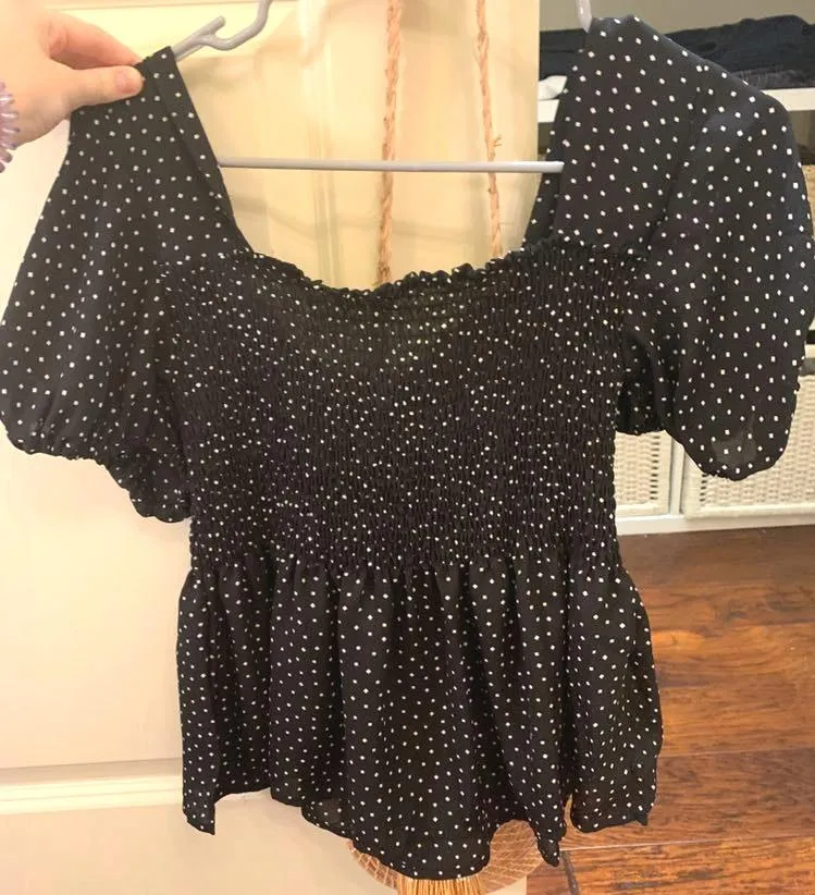 polka dot top - Image 2