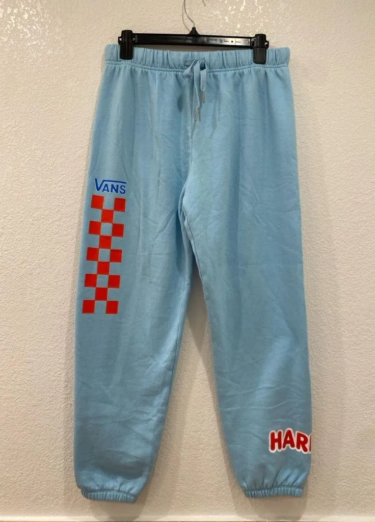 Vans x Haribo sweat pants baby blue size M - Image 3