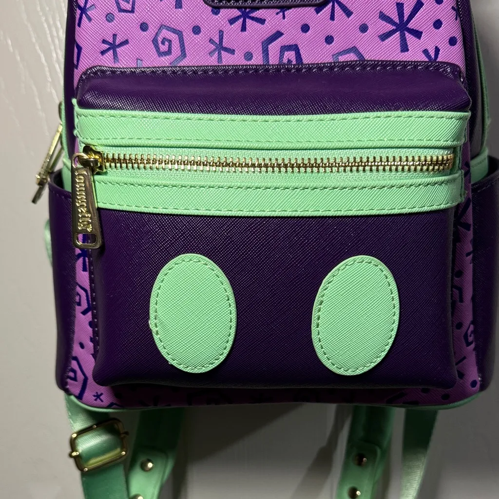 Loungefly Mickey Mouse: The Main Attraction Mad Tea Party Mini Backpack - Image 3