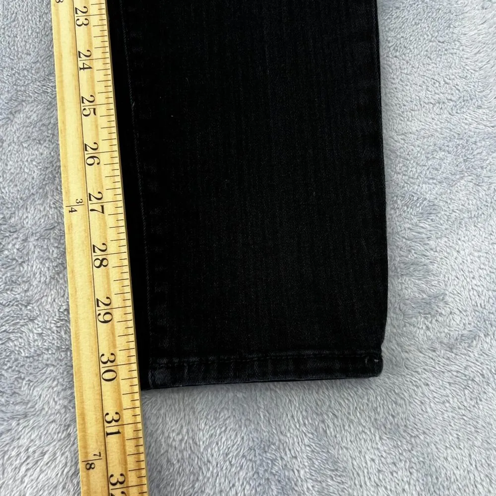 7 by 7 For All Mankind Jeans Women's‎ The Skinny  Size 26 Black Classic - Image 5