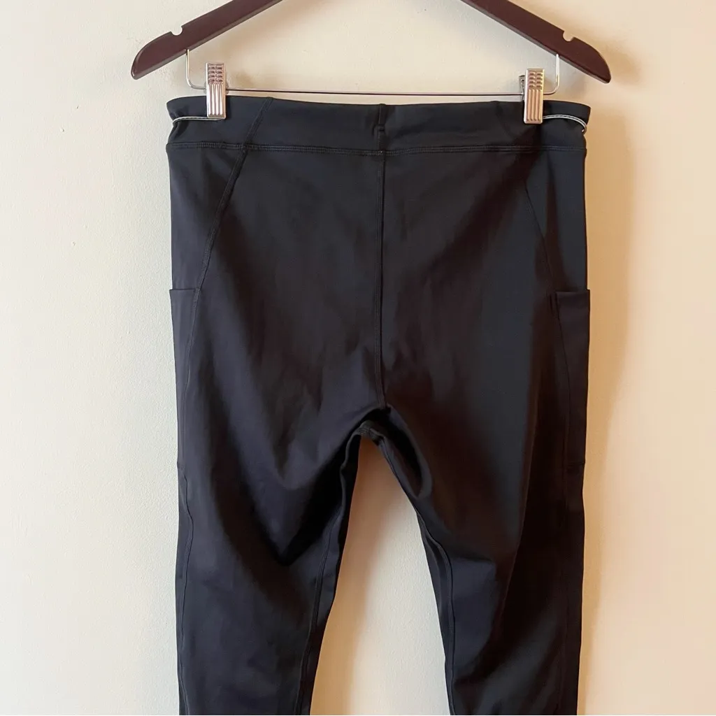 Motion 365+ by Fabletics Black High Waisted Bungee Leggings Size XL (12-14) NEW - Image 6