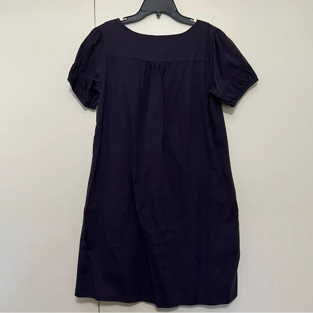 Final Touch Final‎ Touch Boho Shift Dress with Pockets - Size Large, Navy, Embroidered - Image 4