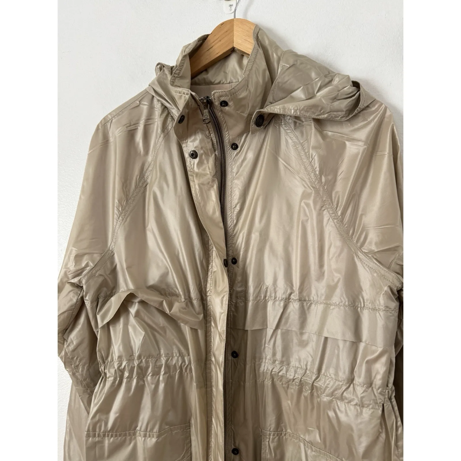 NWT Anatomie Ramona Windbreaker Jacket Champagne Size Small Tan - Image 6