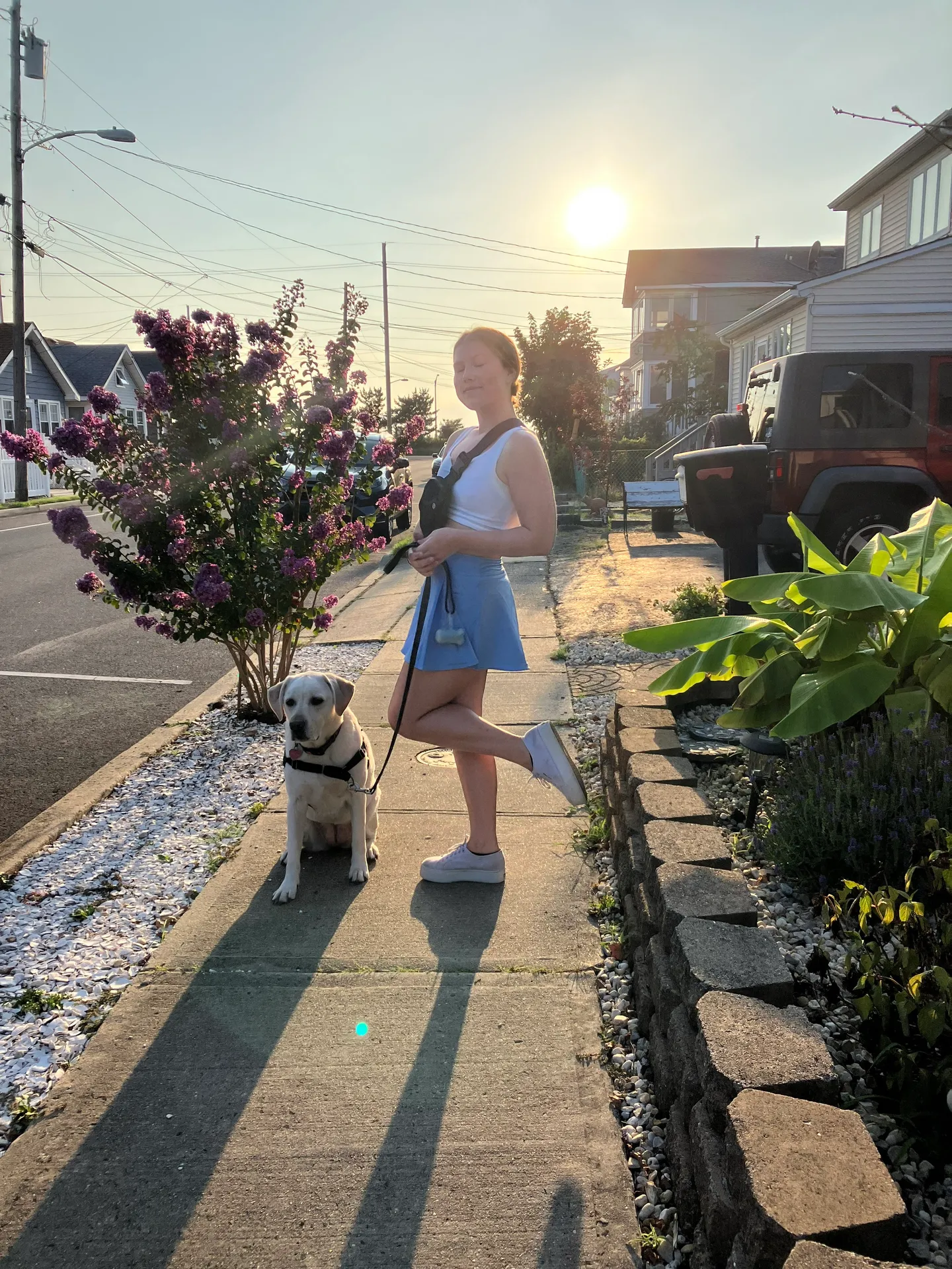 Tennis Skirt Blue Size M - Image 4