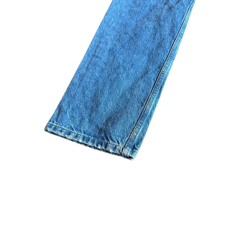 Reformation Cynthia High Rise Straight Jeans Shasta Destroyed Wash Size 26 Women - Image 8