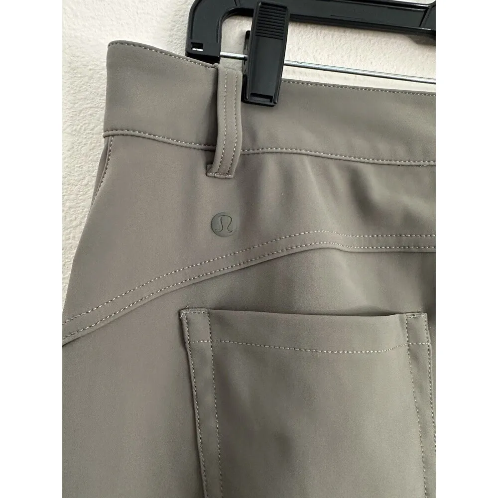 Lululemon City Sleek Slim-Fit 5 Pocket High-Rise Pant Grey Sage Size 32 Women’s - Image 3