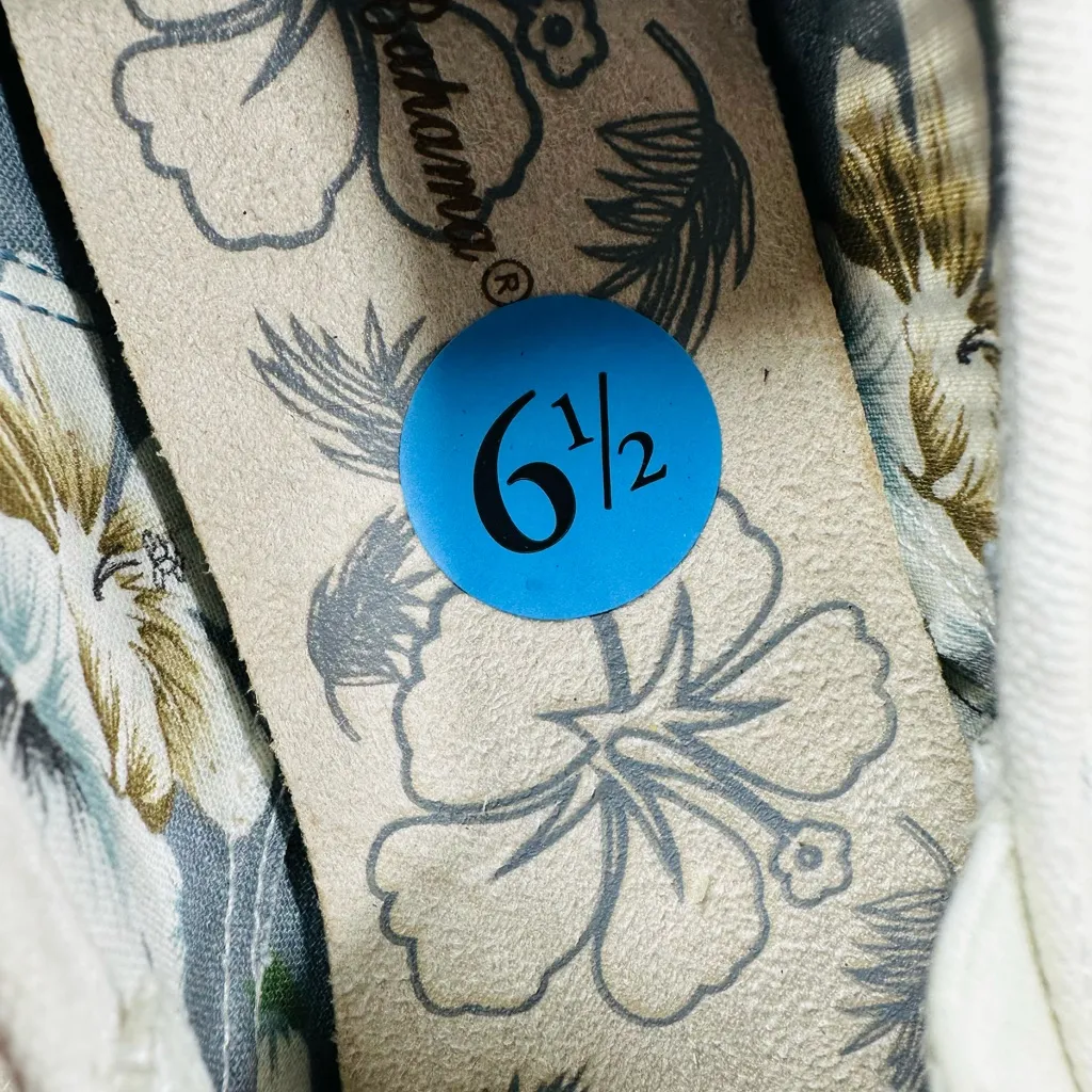 Tommy Bahama Women’s 6,5 Gray White Stripes Slip On Sneakers Shoes Loafers boat - Image 7