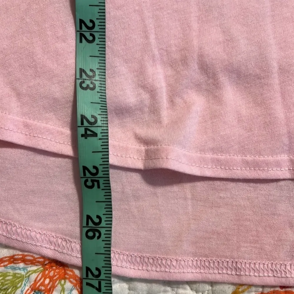 ZELOS womens size small pink long sleeve v-neck t-shirt casual wear new - Image 3