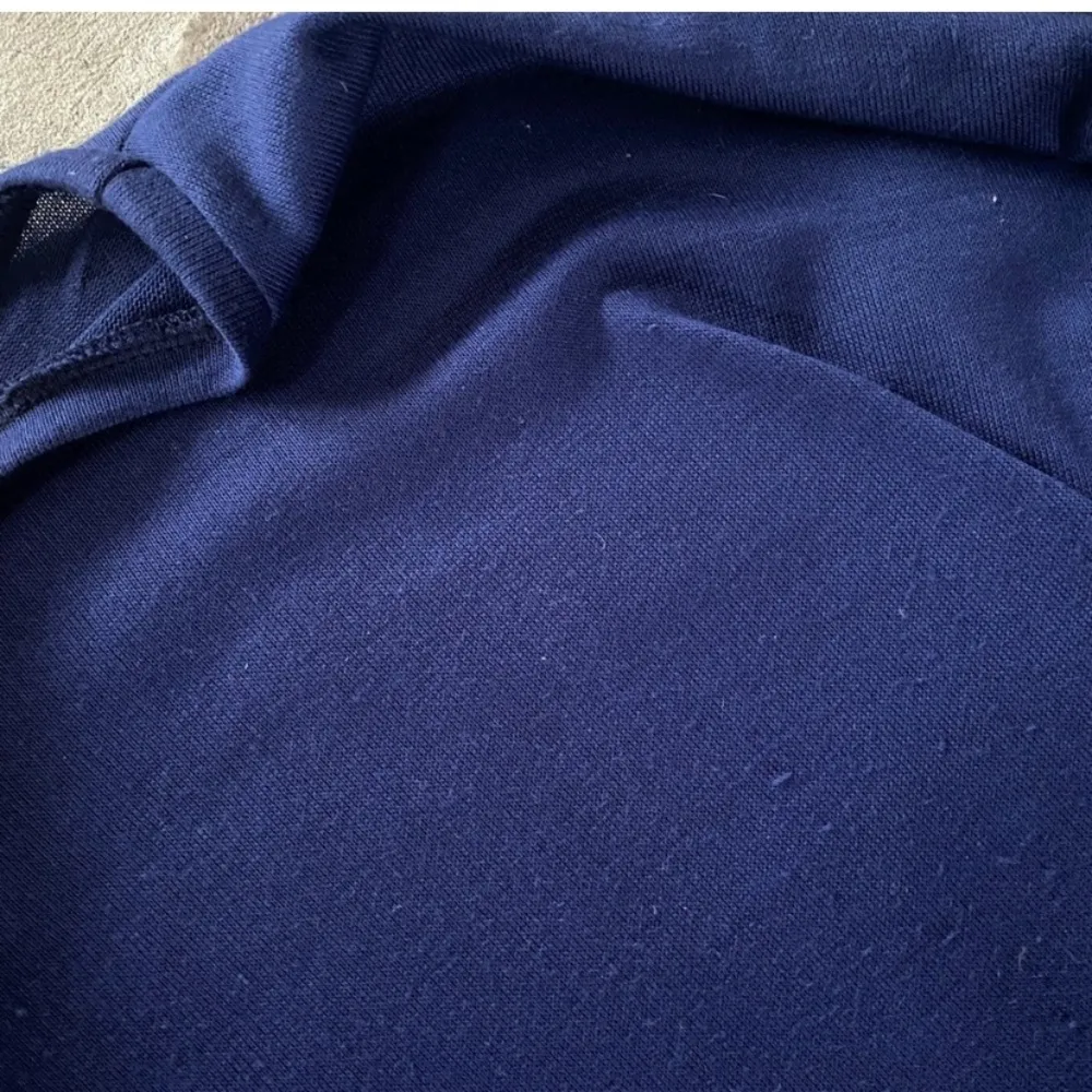 Navy blue boutique top sweater gold pink silver sequin sleeves size L party Size L - Image 6