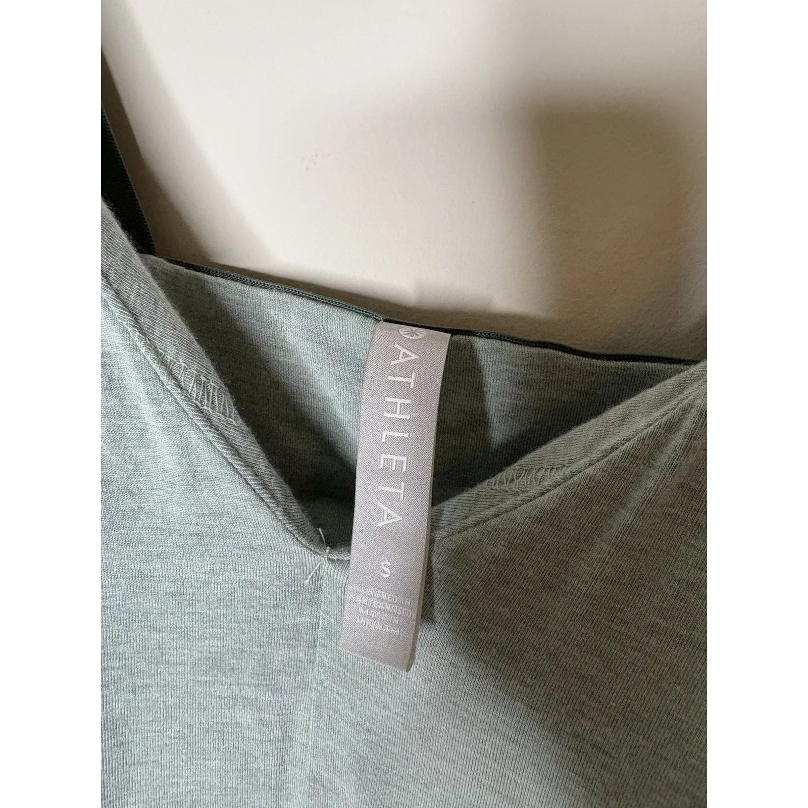 Athleta Womens Size S Dress Santorini Athleisure Travel Green Built In Bra - Image 7