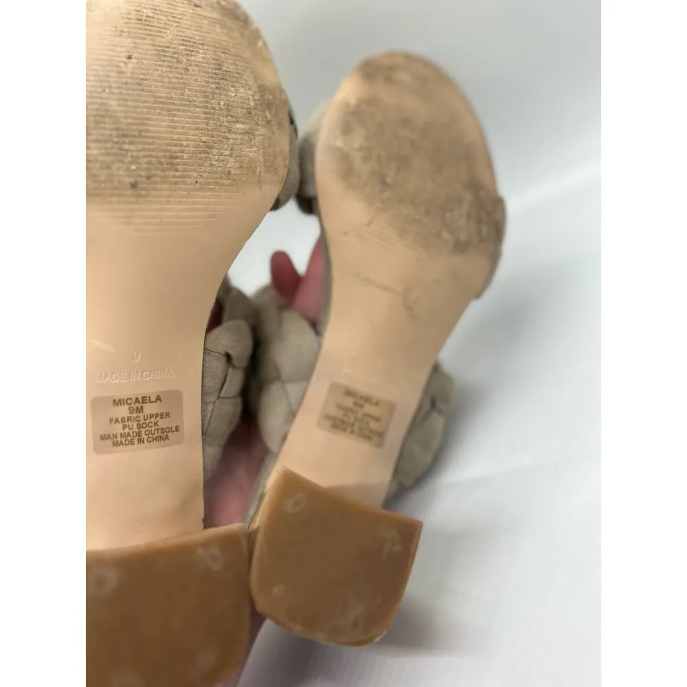 Kellparker Braided Sandals Neutral Tan Style Micaela Size 9M Dress Shoes - Image 4