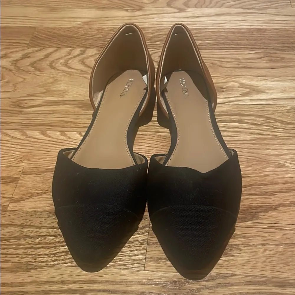 Merona Black Flats Comfortable Everyday Loafers - Image 2