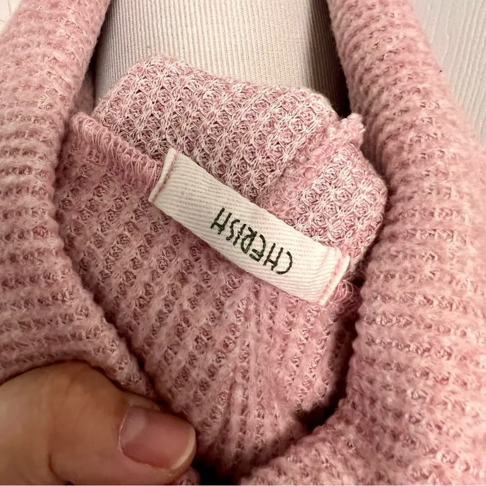 Cherish Oversized Waffle Knit Sweater - Image 6