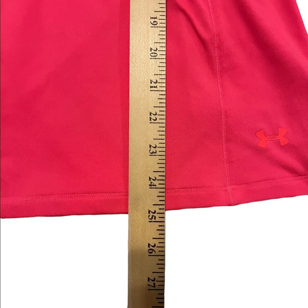 Under armor orange and red 3/4 zip long sleeve shirt size small - Image 7