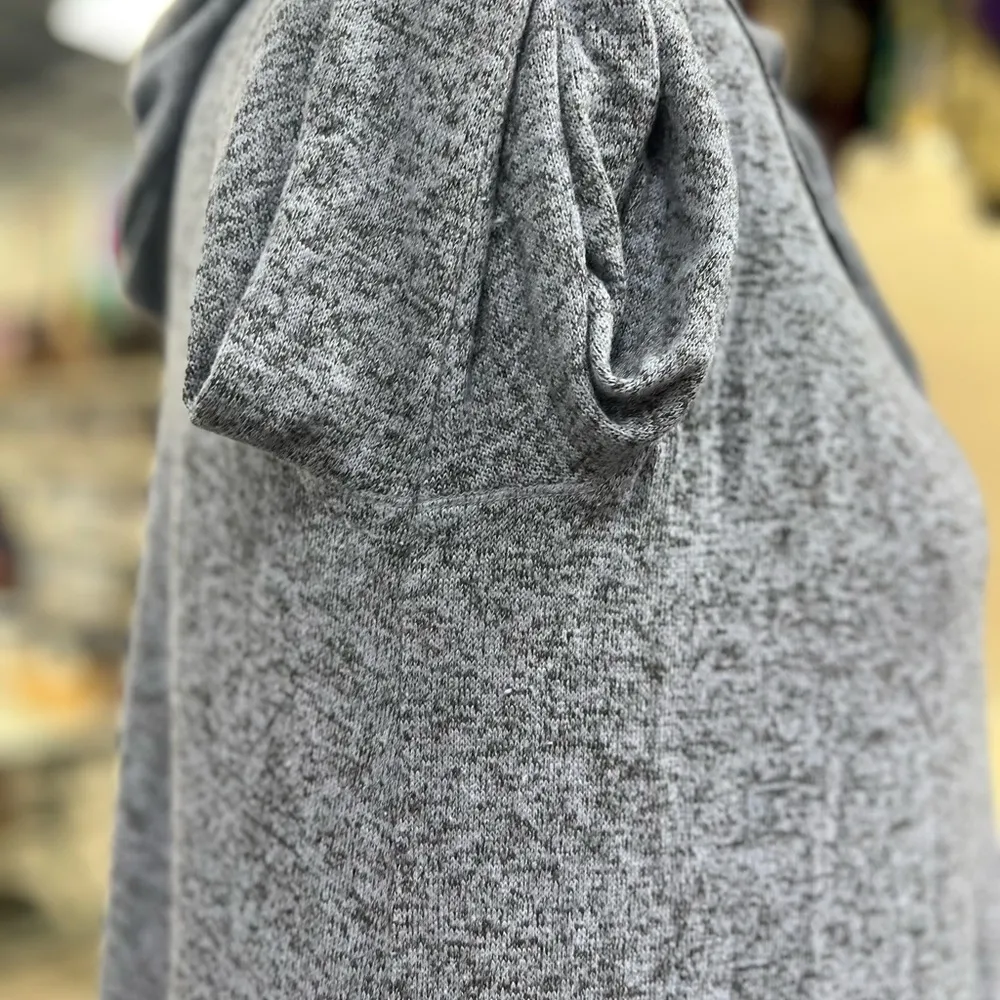 Heathered Blue Cardigan M - Image 8