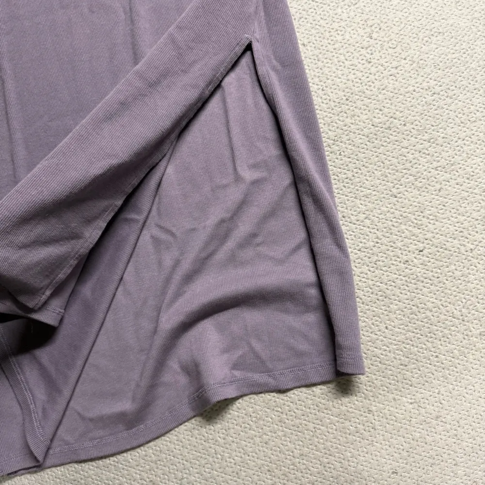 The Nines by Hatch Purple Ribbed Knit Scoopneck MIDI Length Dress Size Small EUC - Image 6