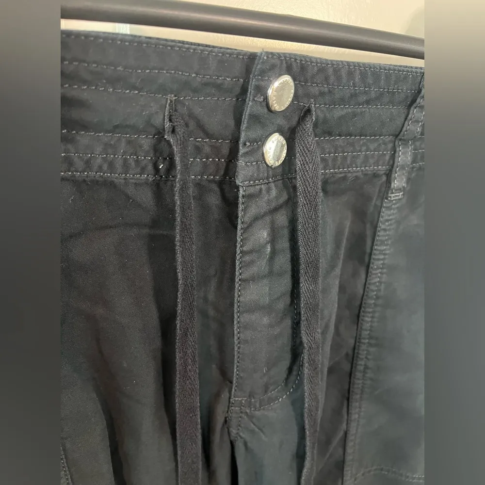 VTG Lauren Ralph Lauren Black Cargo Capri Cut Casual Pants with Pockets Size 6 - Image 6