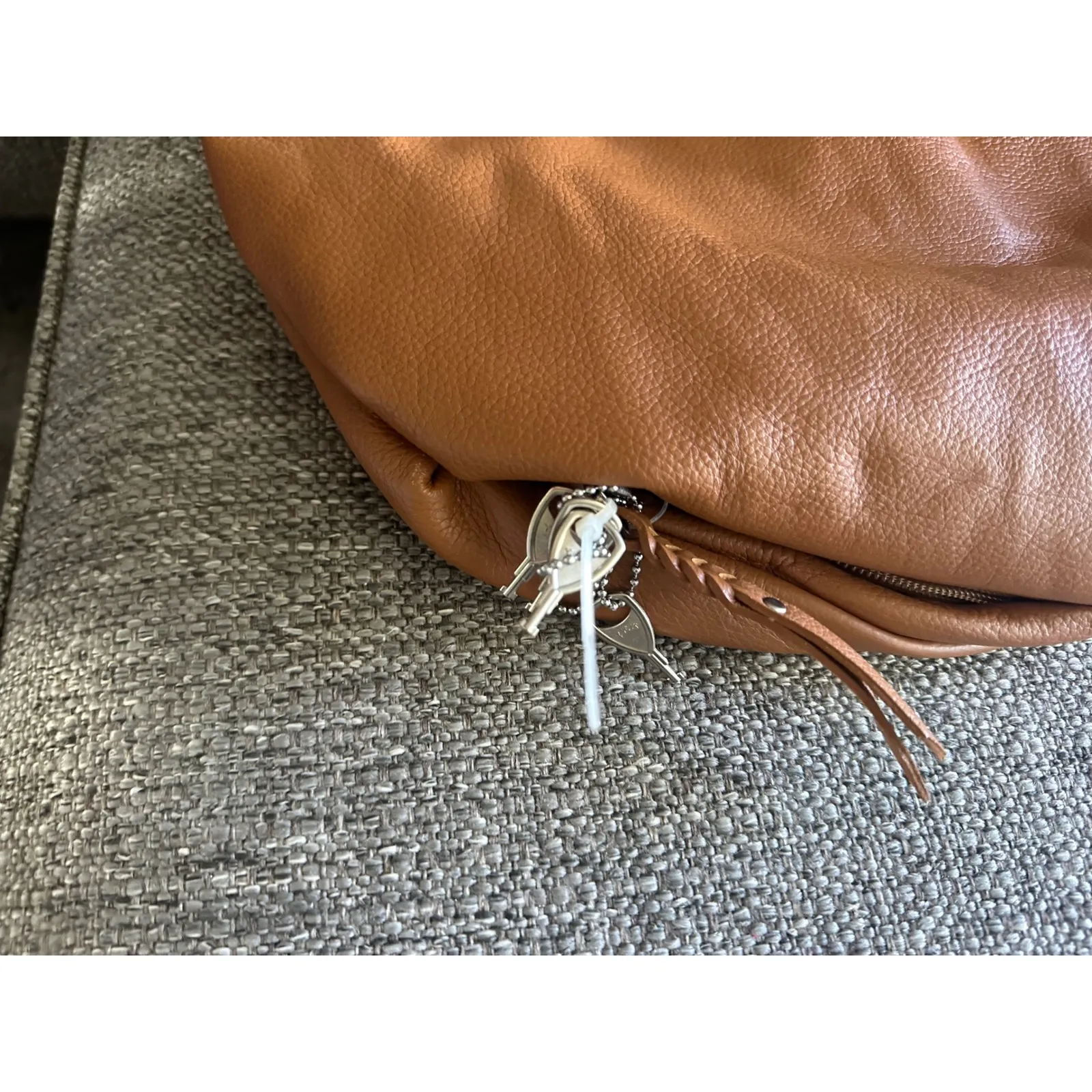 Concealed Carry Woolstenhulme Designer Bags Brown Leather Hobo Shoulder Bag NWOT - Image 6