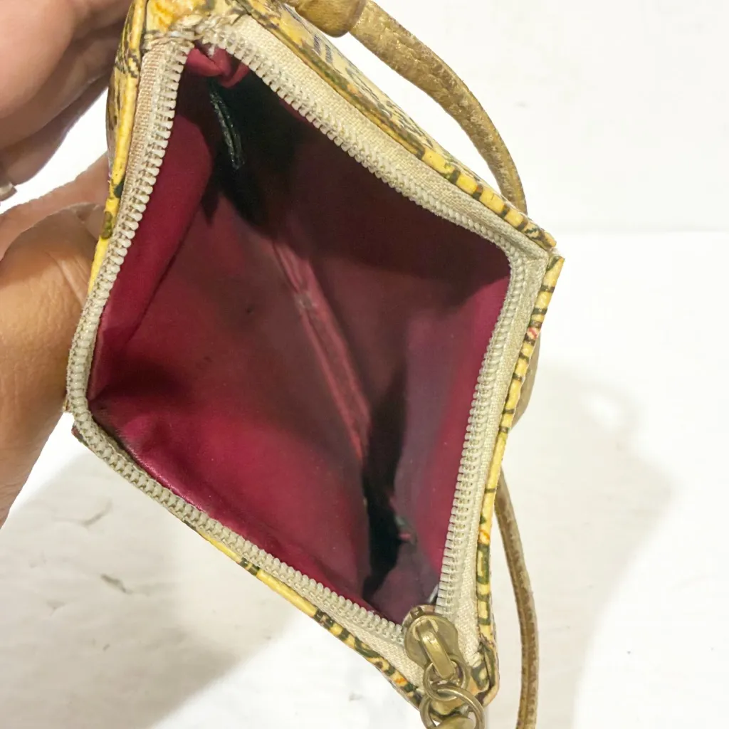 Coach Poppy Graffiti Plaid Scribble Cream Bag Wallet Wristlet - Image 3