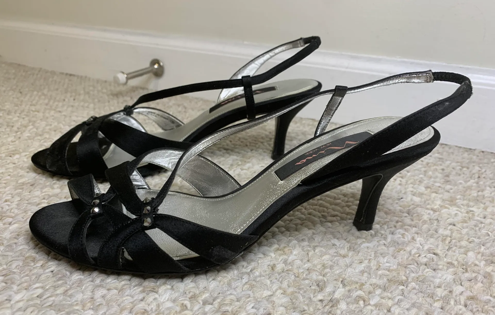 Black Strappy Heel - Image 4