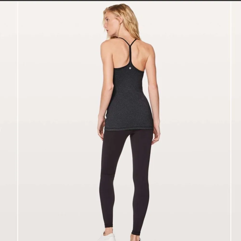 Lululemon  Power Pose Tank *Light Support For A/B Cup
Heathered Black - Image 2