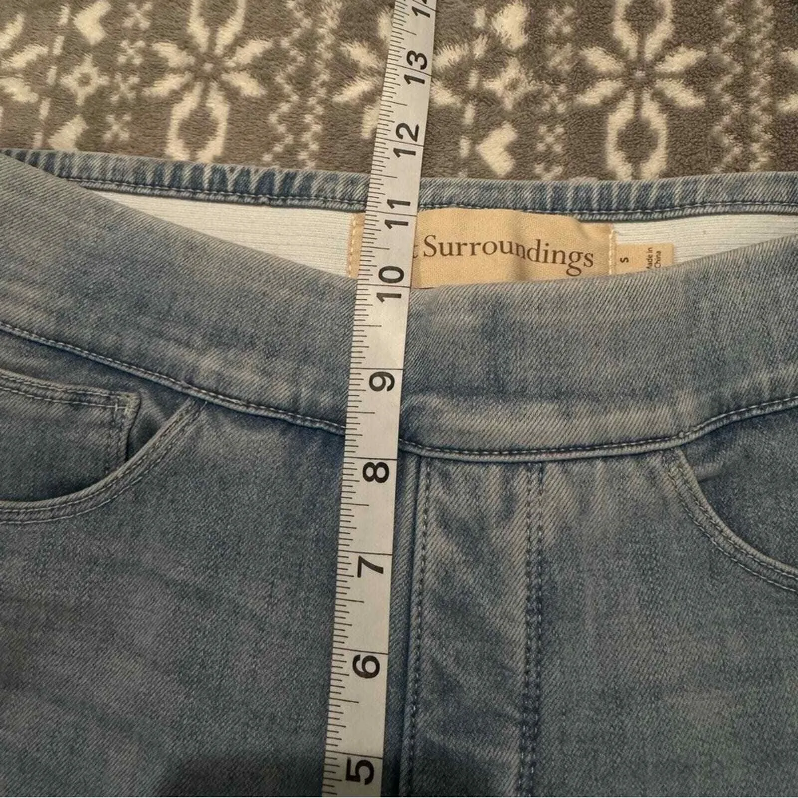 New Soft Surroundings The Ultimate Denim Pull-on Skinny Jeans Size Small - Image 9