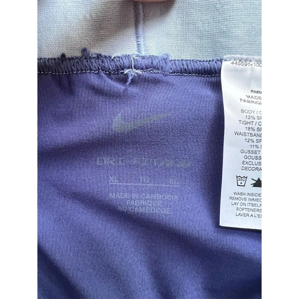 Nike Women's Pleated Tennis Skort XL Blue Dri-FIT Elastic Waist - Image 7