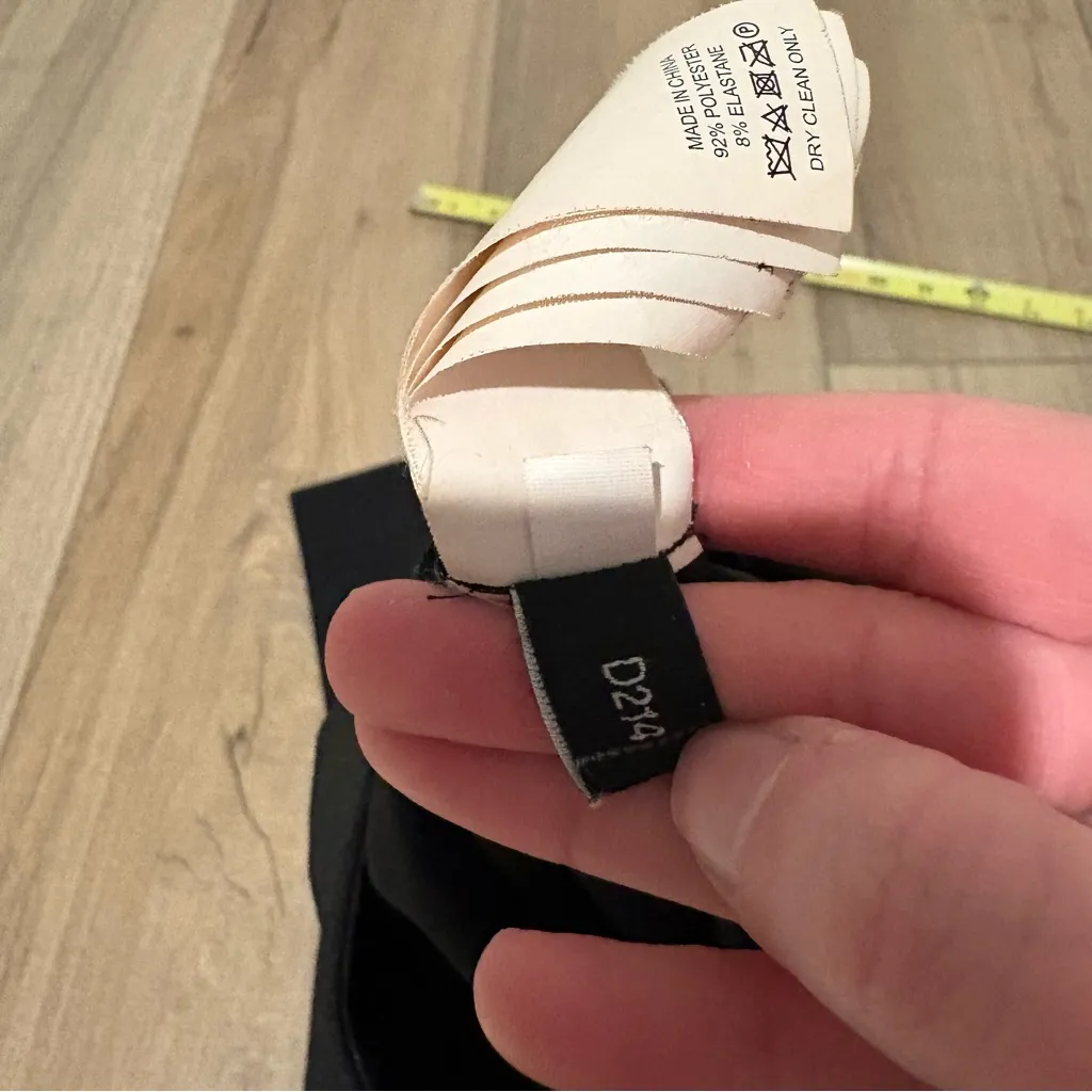 KATE SPADE NEW YORK Pants Side Zipper straight Dress Slacks Women's black size 4 - Image 7