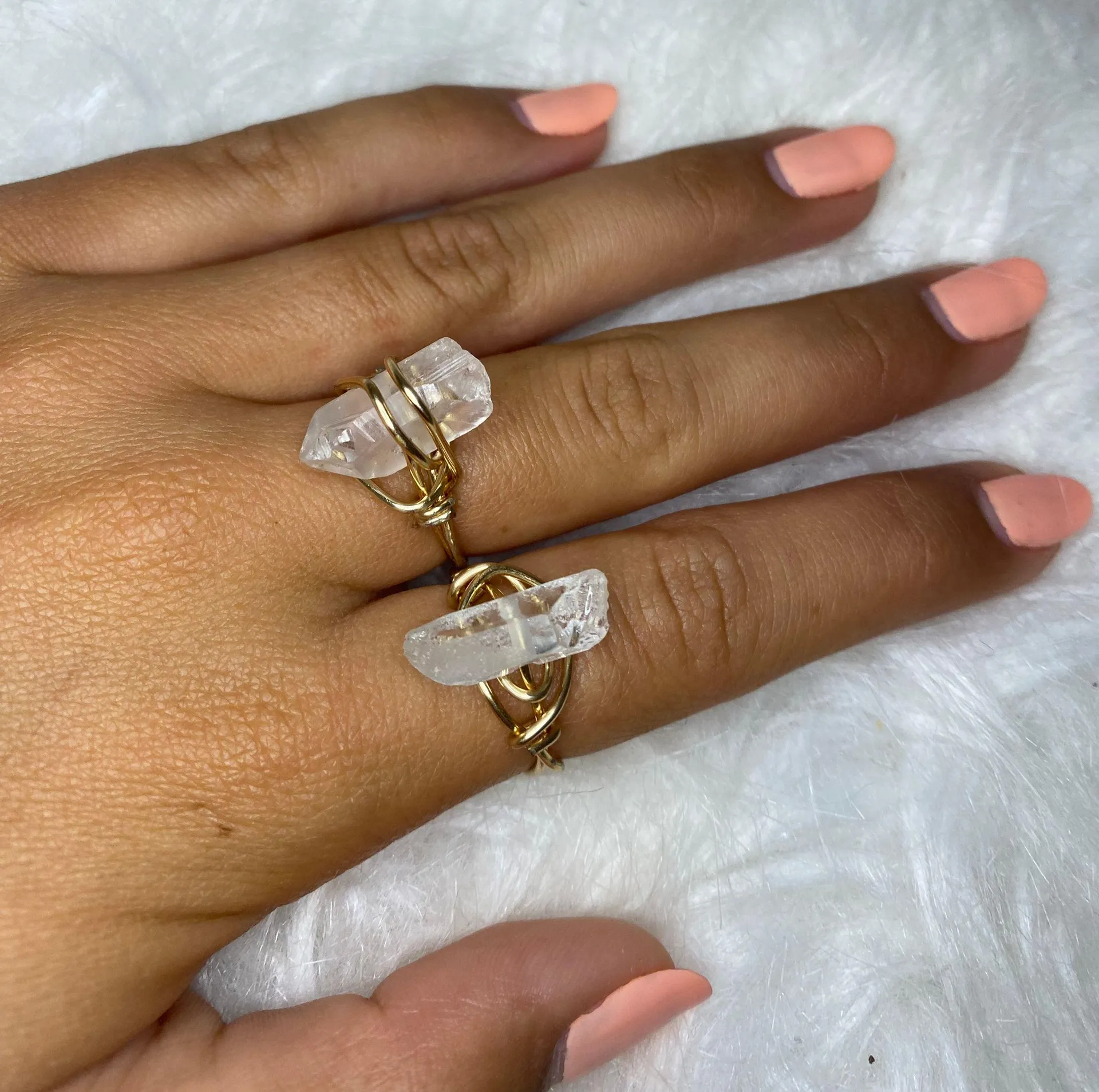 Crystal Rings Gold - Image 2