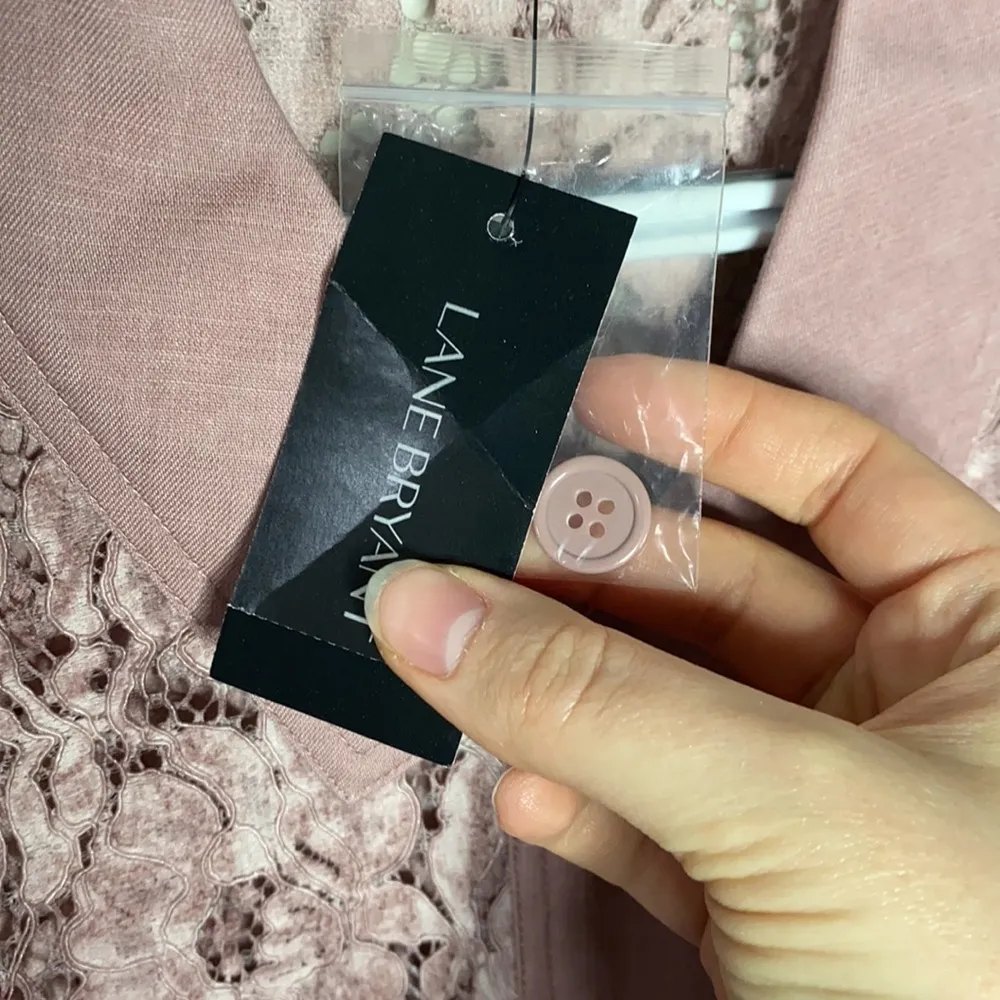 Lane Bryant woodrose longline lace anorak utility jacket size 14 / 16 petite - Image 13