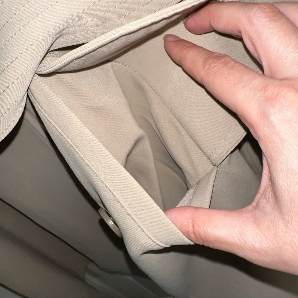 Preston & York light tan double breasted lined trenchcoat women 12 - Image 9