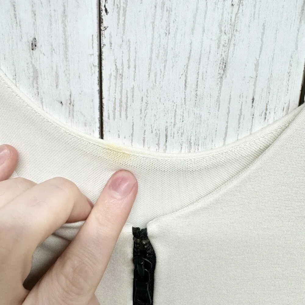 Alice + Olivia Dress Women Size 8 Black Harris Peplum Mini Employed Sleeveless - Image 5