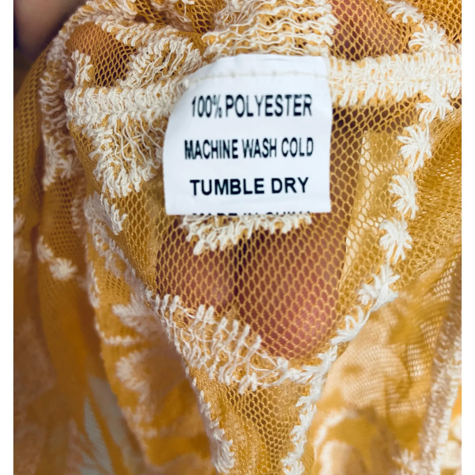 Lace Kimono Bohemian Duster Cardigan Tie Large Fairy Coquette Yellow - Image 5