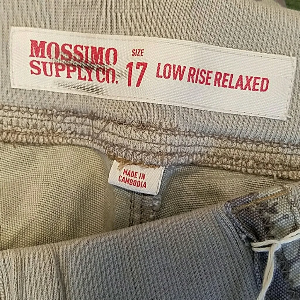 Mossimo Camo Wide Leg Cargo Pants 17 Tan Size undefined - Image 4