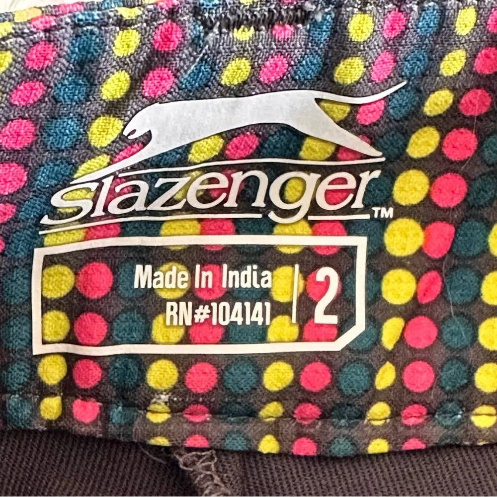 Slazenger Golf Skort Charcoal Dot Striped Women’s Athletic Skort Size 2 - Image 10