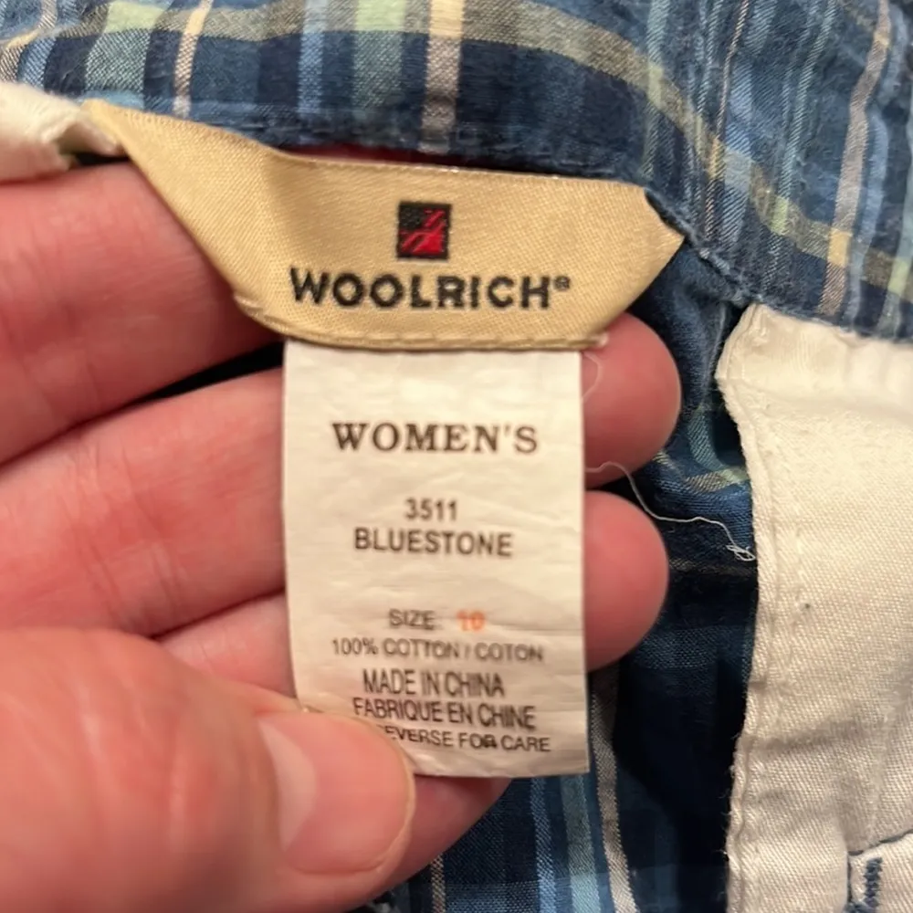 WOOLRICH womens cotton shorts  size 10. - Image 7