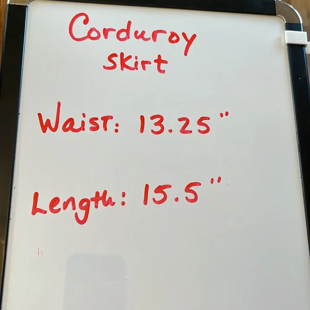 Corduroy Skirt Western Stretchy Snaps B Original Boutique Womens Small Comfy - Image 13